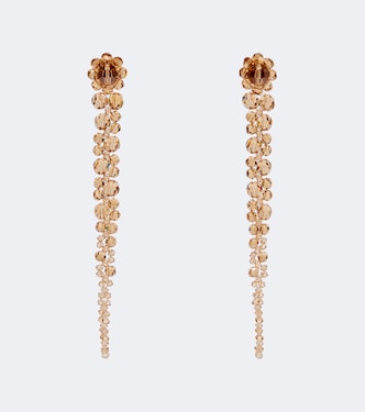 Crystal-embellished drop earrings | Simone Rocha