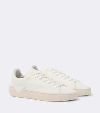 Court leather sneakers | Prada