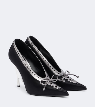 Salones Koko de piel y satén | McQueen