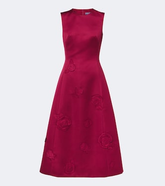 Robe de cocktail Cleo en satin | Leo Lin