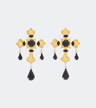 Davina 18kt gold-plated earrings | Jennifer Behr