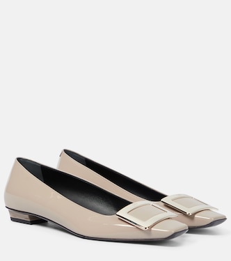 Belle Vivier patent-leather ballet flats | Roger Vivier