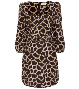 Robe Acacia imprimée en lin mélangé | Rebecca Vallance