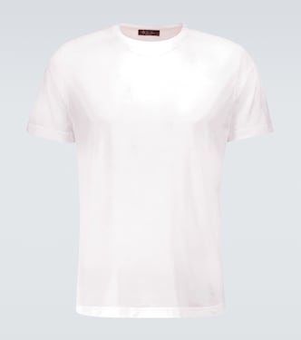 Silk and cotton-blend T-shirt | Loro Piana