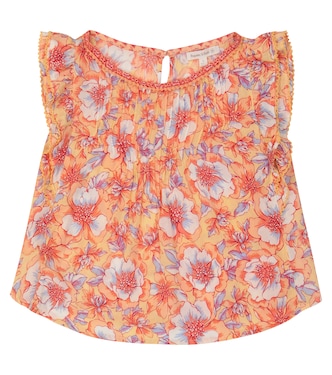 Amber floral top | Poupette St Barth Kids