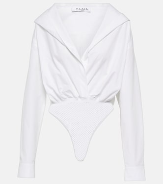 Hooded cotton bodysuit | Alaïa