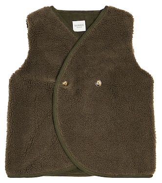 Monty faux shearling vest | Donsje