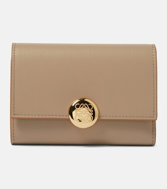 Logo leather wallet | Loewe