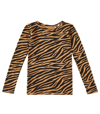 Rihanna zebra-print wool top | Molo