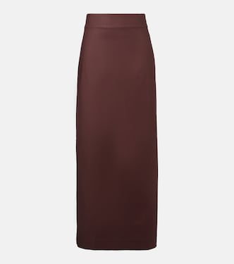 Cotton-blend maxi skirt | Adriana Degreas