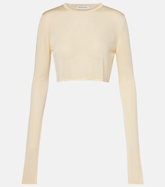 Kazel knitted cropped top | The Frankie Shop