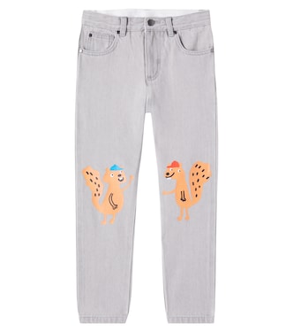 Printed straight jeans | Stella McCartney Kids