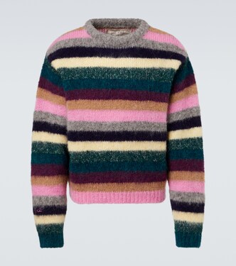 Striped alpaca-blend sweater | ERL