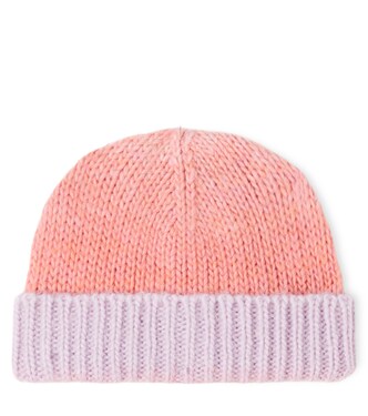 Colorblocked ribbed-knit beanie | Il Gufo