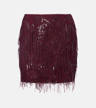 تنورة قصيرة مزينة بالترتر | Rotate