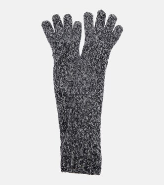 Guantes en mezcla de alpaca bordados | Moncler