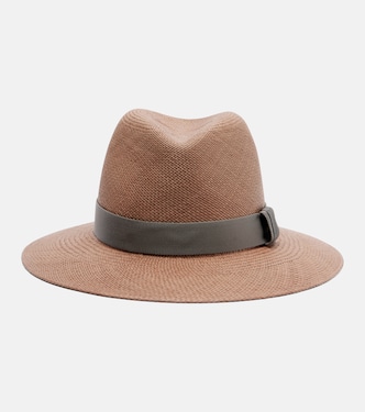 Straw fedora hat | Brunello Cucinelli