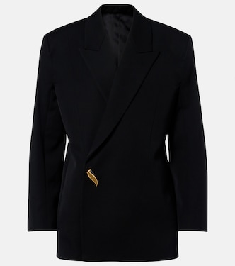 Double-breasted wool blazer | Bottega Veneta