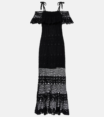 Marianne crochet cotton maxi dress | Anna Kosturova