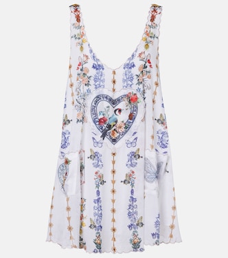 Printed cotton minidress | Camilla