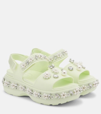 x Crocs embellished platform sandals | Simone Rocha