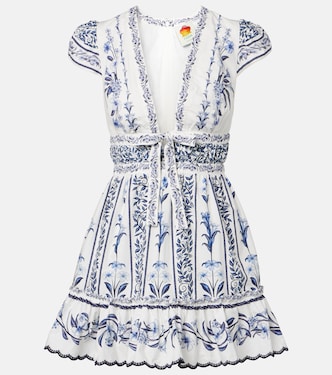 Flowers Arch floral cotton minidress | Farm Rio
