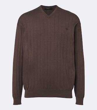 Double G silk and cotton sweater | Gucci