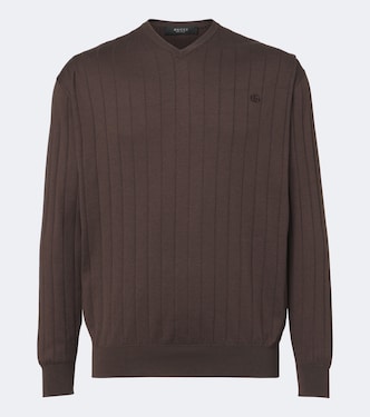 Jersey de seda y algodón con Doble G | Gucci