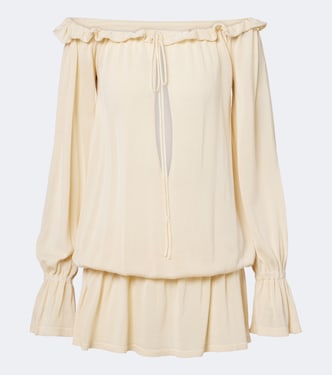 Cryo ruffled minidress | Aya Muse
