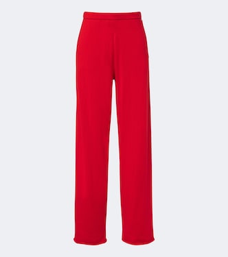 N°353 Relax cotton and cashmere wide-leg pants | Extreme Cashmere