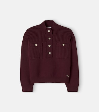 Pullover aus einem Baumwoll-Kaschmirgemisch | Chloé Kids