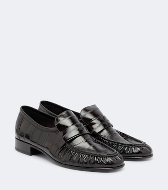 Soft leather loafers | The Row