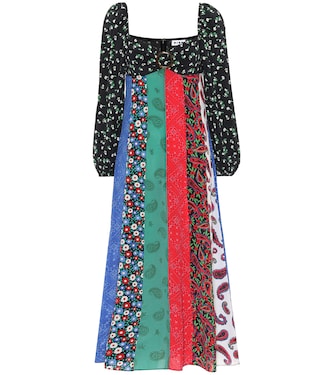 Robe longue Ivy imprimée en soie | Rixo