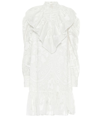 Arturo cotton and silk minidress | Erdem