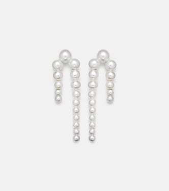 Petite Perle Nuit 14Kt gold and pearl earrings | Sophie Bille Brahe