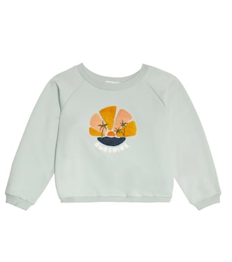 Sweat-shirt Samuel brodé en coton | Louise Misha