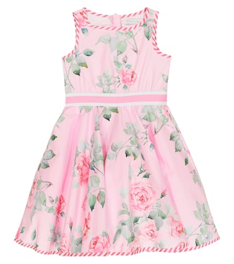 Floral cotton dress | Monnalisa