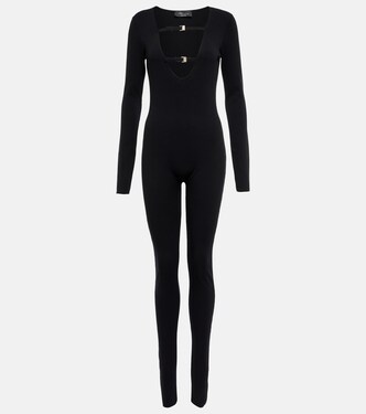 Jessie V-neck crêpe jumpsuit | Blumarine