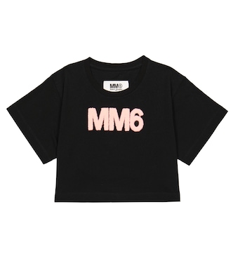 Logo cotton T-shirt | MM6 Maison Margiela Kids