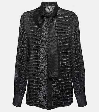 قميص برباط عنق | Versace