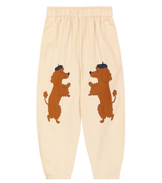 Tiny Poodle Barrel cotton sweatpants | Tinycottons