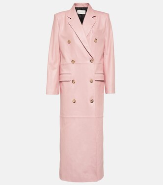 Double-breasted leather coat | Magda Butrym