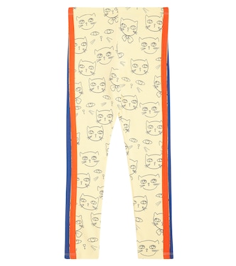 Leggings Cathlethes de mezcla de algodón | Mini Rodini