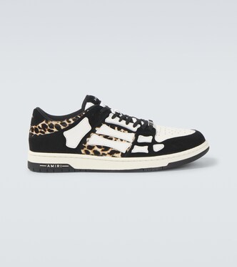 Baskets Leopard Skel Top Low en cuir | Amiri