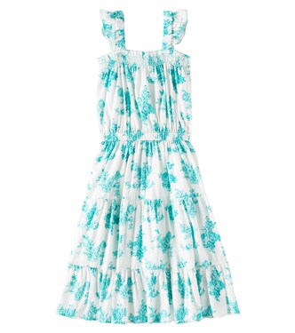 Mavy tiered floral cotton dress | C'era Una Volta