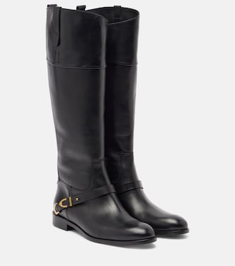 Charlie leather knee-high boots | Golden Goose