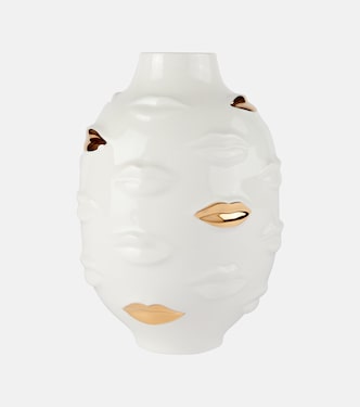 Gilded Gala porcelain vase | Jonathan Adler