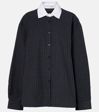 Hylan checked cotton shirt | The Frankie Shop