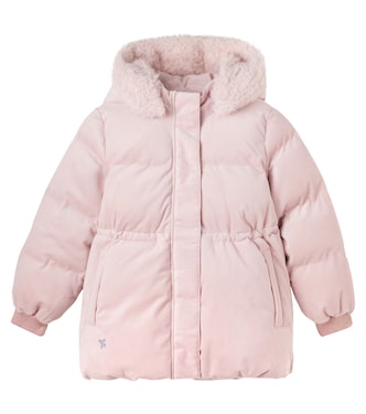 Lullu corduroy puffer jacket | Wheat