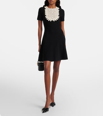 valentino crochet dress Red Valentino Vintage crochet-frill Dress | Neutrals